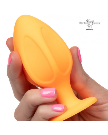 Set 2 Plug Anal Silicon Amarillo Plug Sexo Anal Cheeky Calexotics