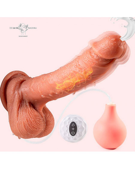 Vibrador Eyaculador realista 22cm Dragon Spring Water