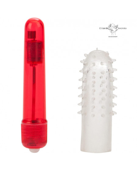 Bala 8cm Vibrador Clítoris Color Rojo Travel Blaster Red Calexotics