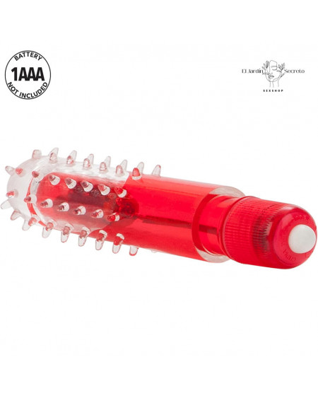 Bala 8cm Vibrador Clítoris Color Rojo Travel Blaster Red Calexotics