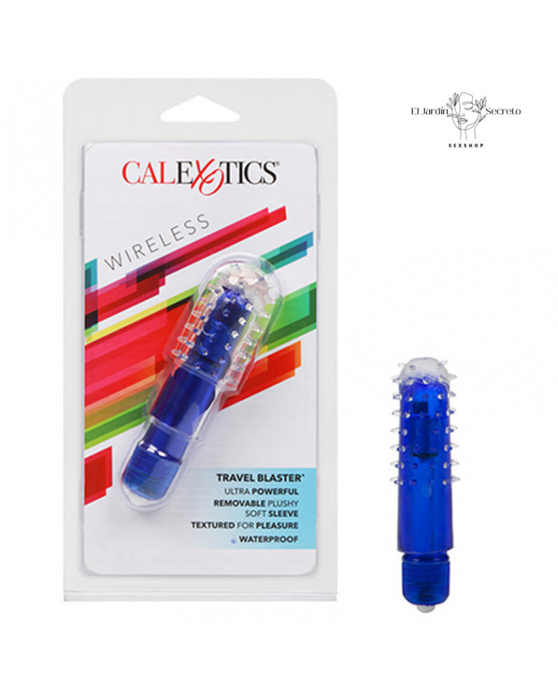 Bala Vibrador Clítoris Color Azul Travel Blaster Calexotics
