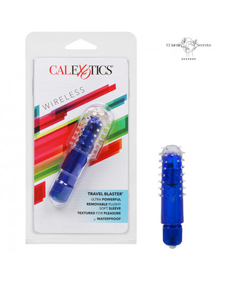 Bala Vibrador Clítoris Color Azul Travel Blaster Calexotics