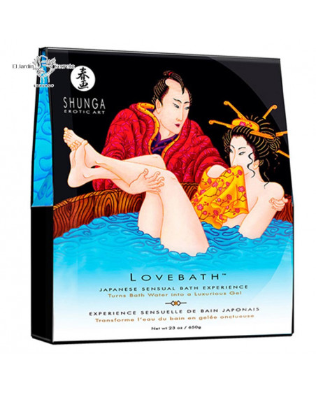 Polvos Gel Baño Erótico SHUNGA LoveBath Ocean Temptations
