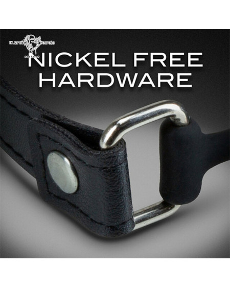 Mordaza de Bola BDSM Breathable Silicone Ball Gag Black Blush