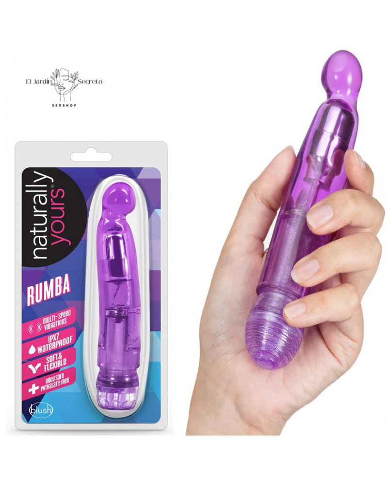 Vibrador 18cm Vaginal Punto G Rumba Purple Blush