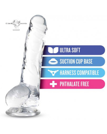 Dildo realista 20cm Sexo anal o vaginal Crystalline Dildo Diamond Blush