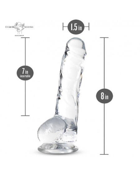 Dildo realista 20cm Sexo anal o vaginal Crystalline Dildo Diamond Blush