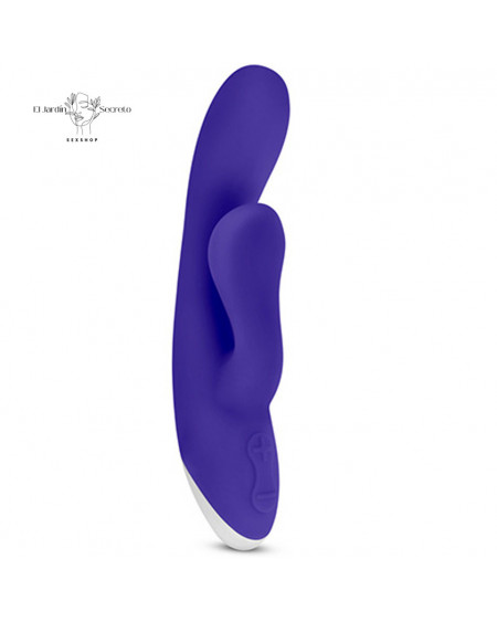 Vibrador 18cm Flexible para Punto G y Clítoris Trix Midnight Blush