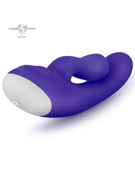 Vibrador 18cm Flexible para Punto G y Clítoris Trix Midnight Blush