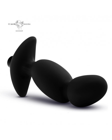 Vibrador Plug Anal 17cm Vibrating Prostate Massager 04 Black Blush