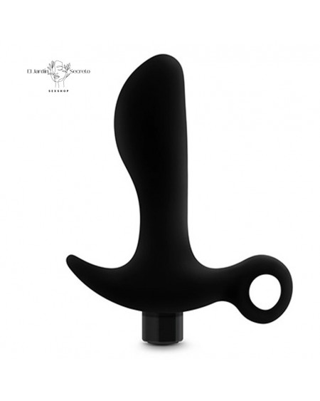 Vibrador Plug Anal 10cm Vibrador Anal Adventures Massager Black Blush