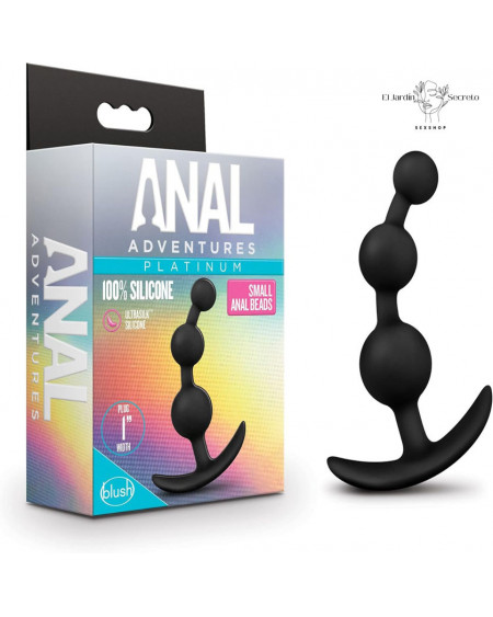 Bolas Anales 14cm Bolas Anales Small Anal Beads Black Blush