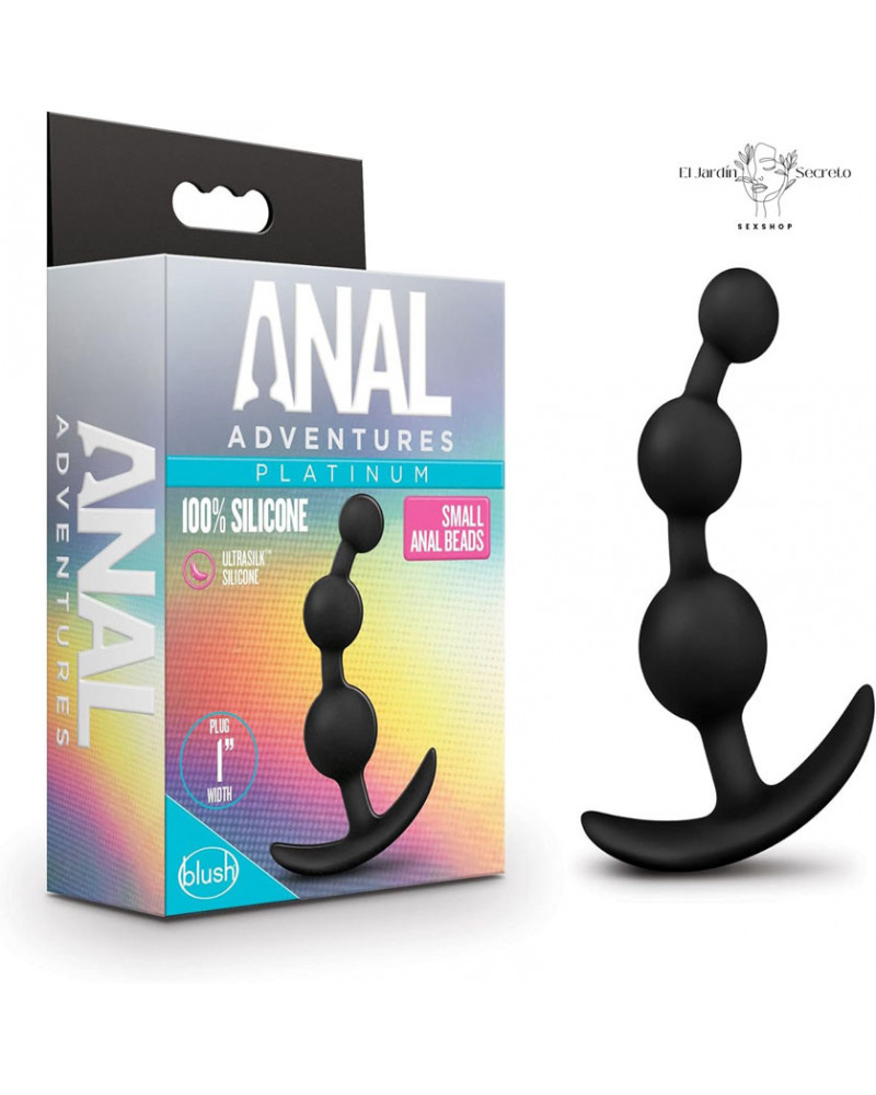 Bolas Anales 14cm Bolas Anales Small Anal Beads Black Blush