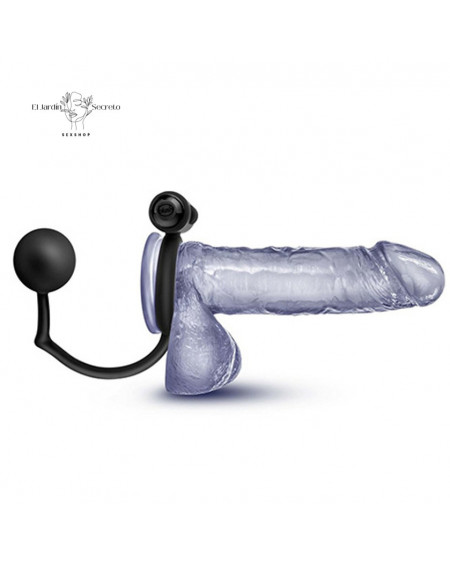 Bola Anal con Anillo para pene y vibración Anal Ball Vibrating C-Ring