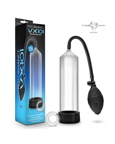 Bomba de Succión para pene VX101 Pump Clear Blush Novelties