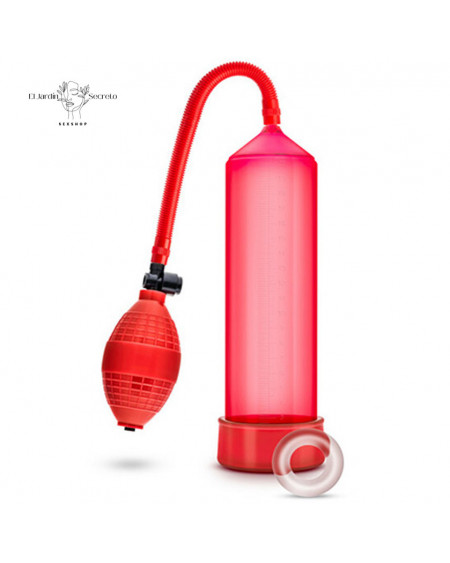 Bomba de Succión para pene VX101 Pump Red Blush Novelties
