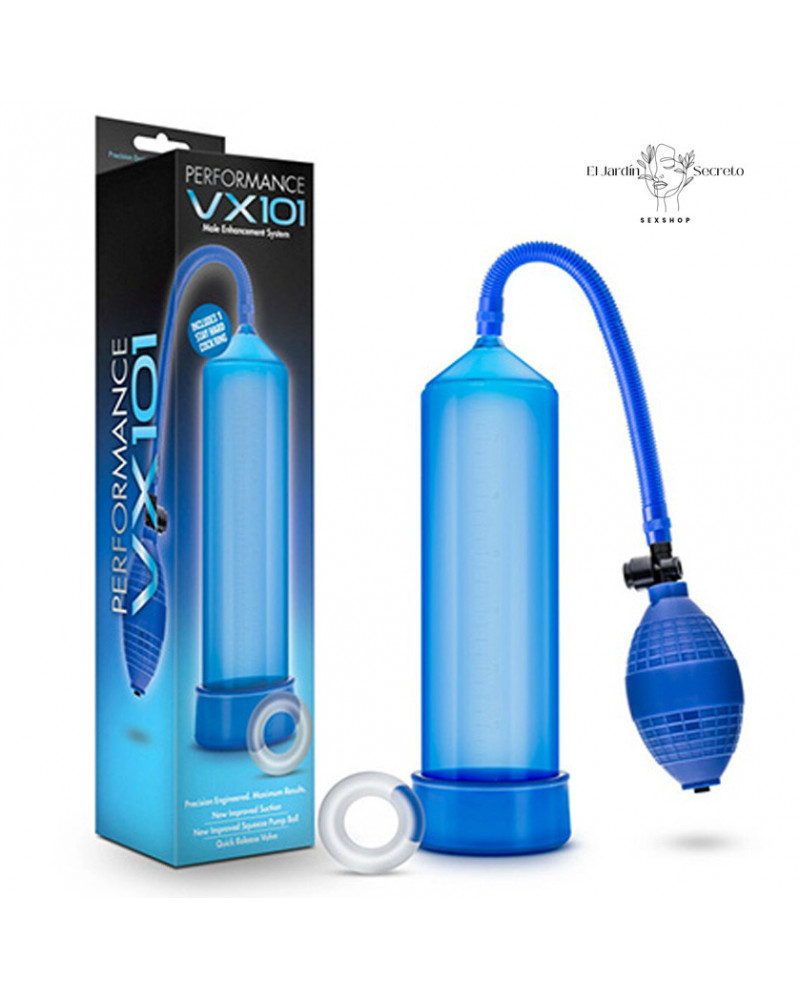 Bomba de Succión para pene VX101 Pump Blue Blush Novelties