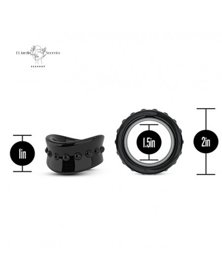 Anillo Para Pene Beef Ball Stretcher Black Blush Novelties
