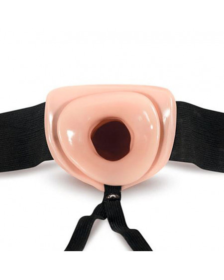 Arnes Strap On Para Hombre Dildo Hueco 16cm Dr Skin 6 Strap On Blush