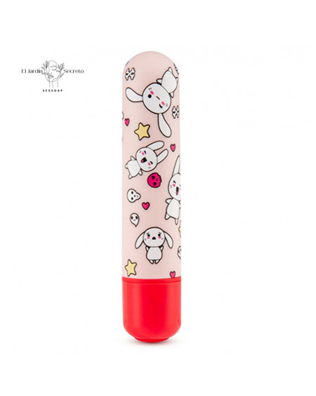 Bala Mini Vibrador 9cm Clitoris Mini Sweet Bunny Red Blush