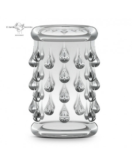 Funda para pene con estimulador de clítoris Cock Sleeve 05 Clear Blush