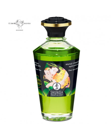Aceite Afrodisiaco Intensificador efecto calor Oil Exotic Green Tea Shunga