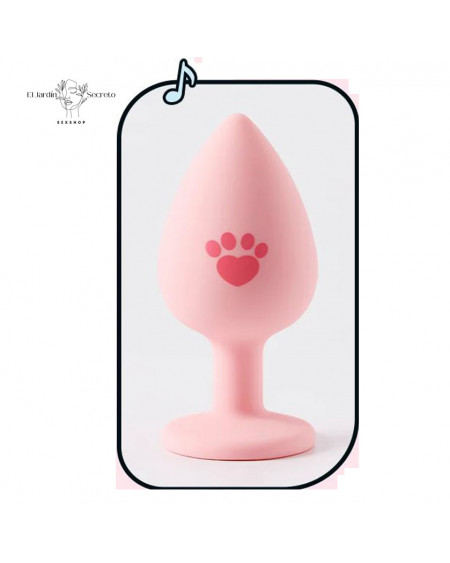 Plug Anal Rosa Colita de Zorro Patita Plug Sexo Anal BDSM