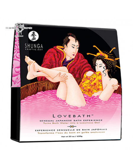 Polvos Gel Baño Erótico SHUNGA LoveBath Dragon Fruit