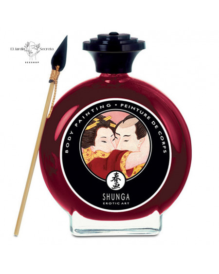Pintura Corporal Comestible Strawberry Wine Shunga