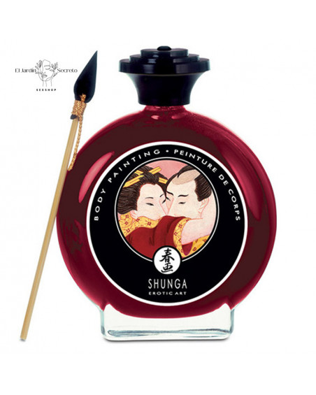 Pintura Corporal Comestible Strawberry Wine Shunga