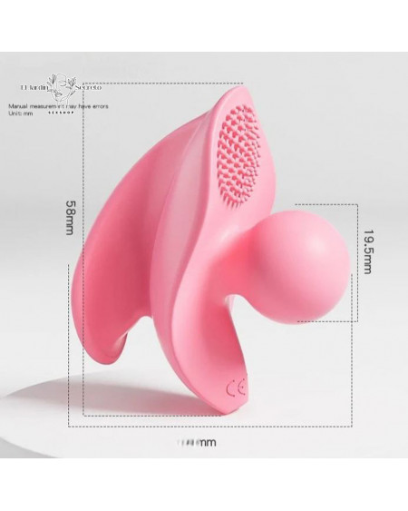 Mini Vibrador para estimular tu clítoris y Punto G Silicon Rosa