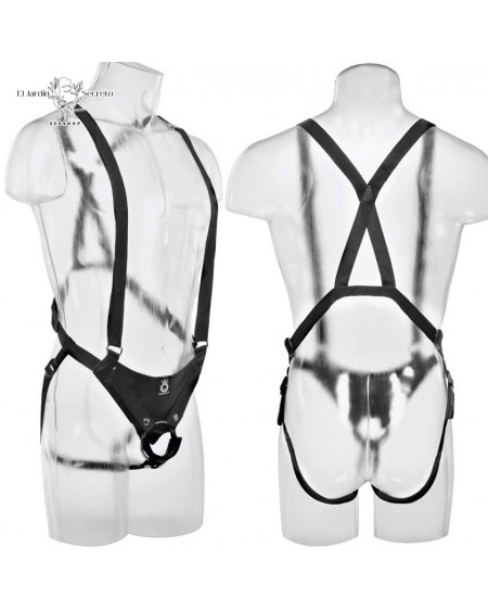 Arnés Doble Dildo 30cm Hueco Para Hombre Two Cocks One Hole Pipedream