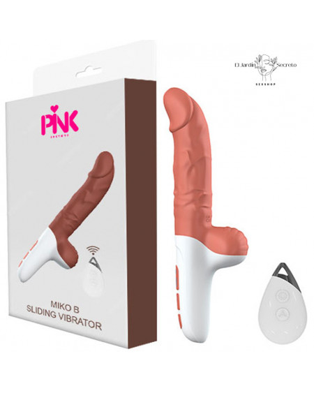 Vibrador 23cm Realista recargable para tu Punto G Miko B Pink Sex Toys