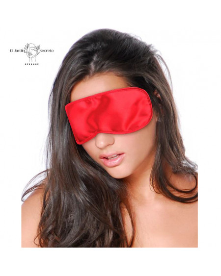 Antifaz Rojo BDSM Fetish Fantasy Series Satin Love Mask Red
