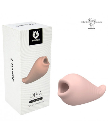 Masturbador masculino forma de garganta Diva S-Hande