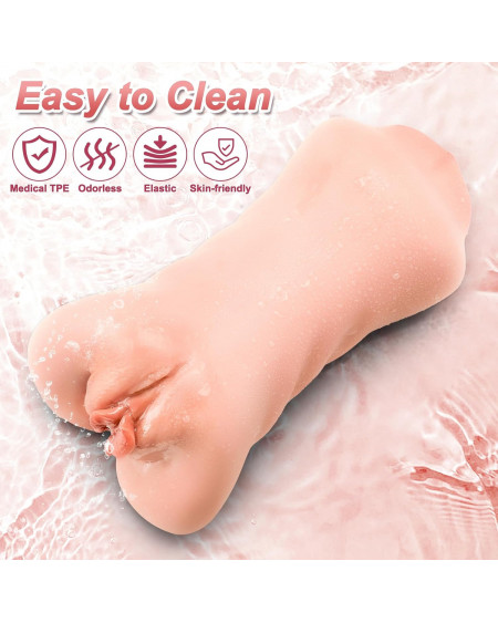 Masturbador Vagina y Boca para tu pene Masturbador realista