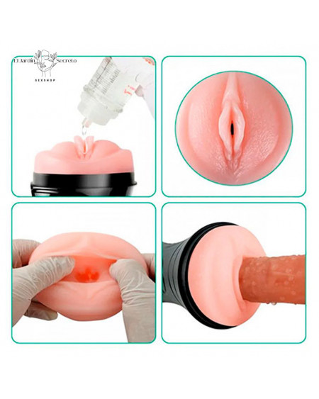 Masturbador Vibrador realista para pene forma Vagina