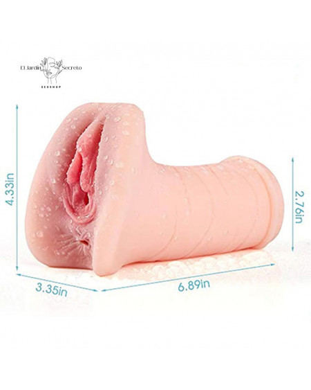 Doble Masturbador para pene forma Vagina y Ano Realistic Masturbator