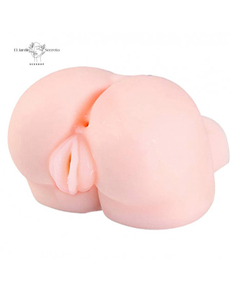 Masturbador para pene forma de nalgas mujer con vagina y ano