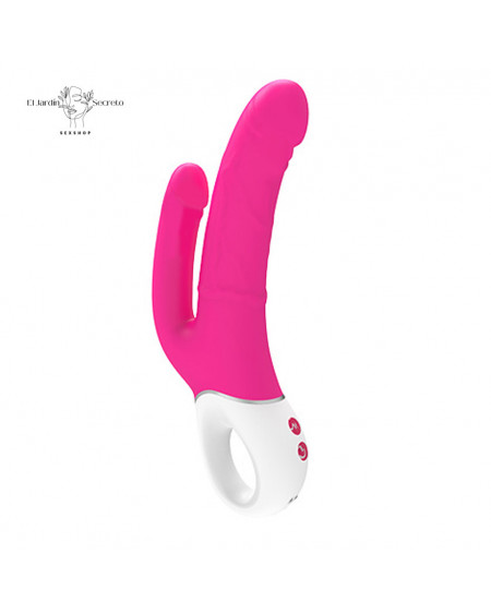 Vibrador Doble 23cm Sexo Punto G Clítoris y Anal Jakiro S-Hande