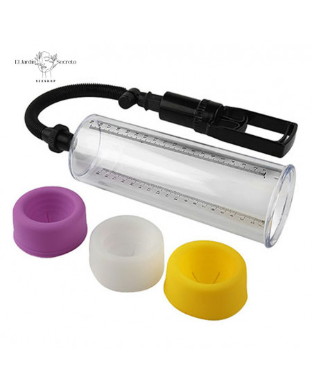 Bomba Manual de Succión para pene mas grande mas grueso High Vacuum