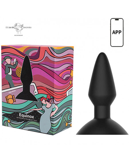 Plug Anal 10cm vibración controlado por APP Equinox Magic Motion