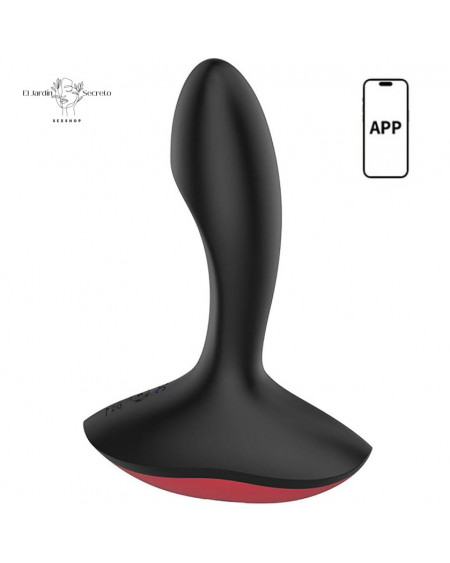 Plug Anal 13cm vibración controlado por APP Solstice Magic Motion