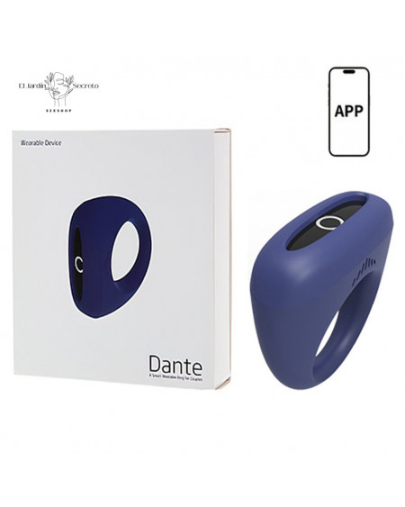 Anillo Para Pene con Vibrador APP Dante Magic Motion