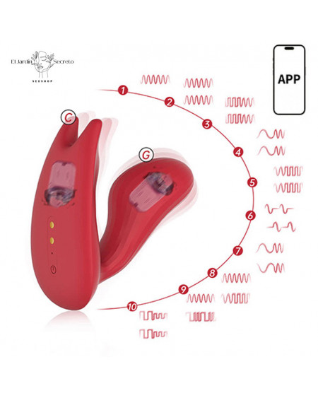 Vibrador Clítoris y Punto G con APP Umi Magic Motion