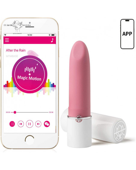 Mini Vibrador 10cm Clítoris Lápiz Labial con APP Lotos Magic Motion