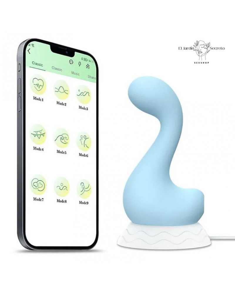 Succionador clítoris y Vibrador Punto G APP Swan Pink Sex Toys