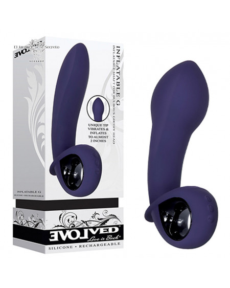 Vibrador 16cm Inflable para tu Vagina Punto G Inflatable G Evolved