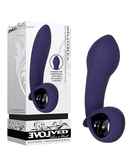 Vibrador 16cm Inflable para tu Vagina Punto G Inflatable G Evolved
