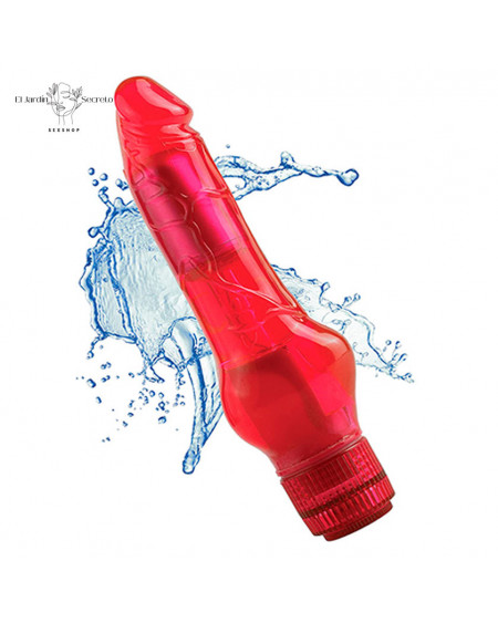 Vibrador 20cm Sexo Vaginal Punto G Cherry Shimmer Pipedream